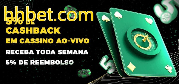 Promoções do cassino ao Vivo hhbet.com